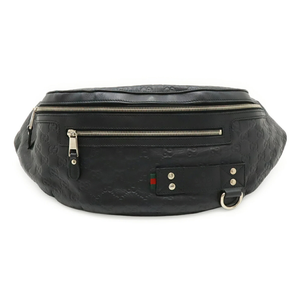 GUCCI Black Leather Pouch - Picture 2 of 9